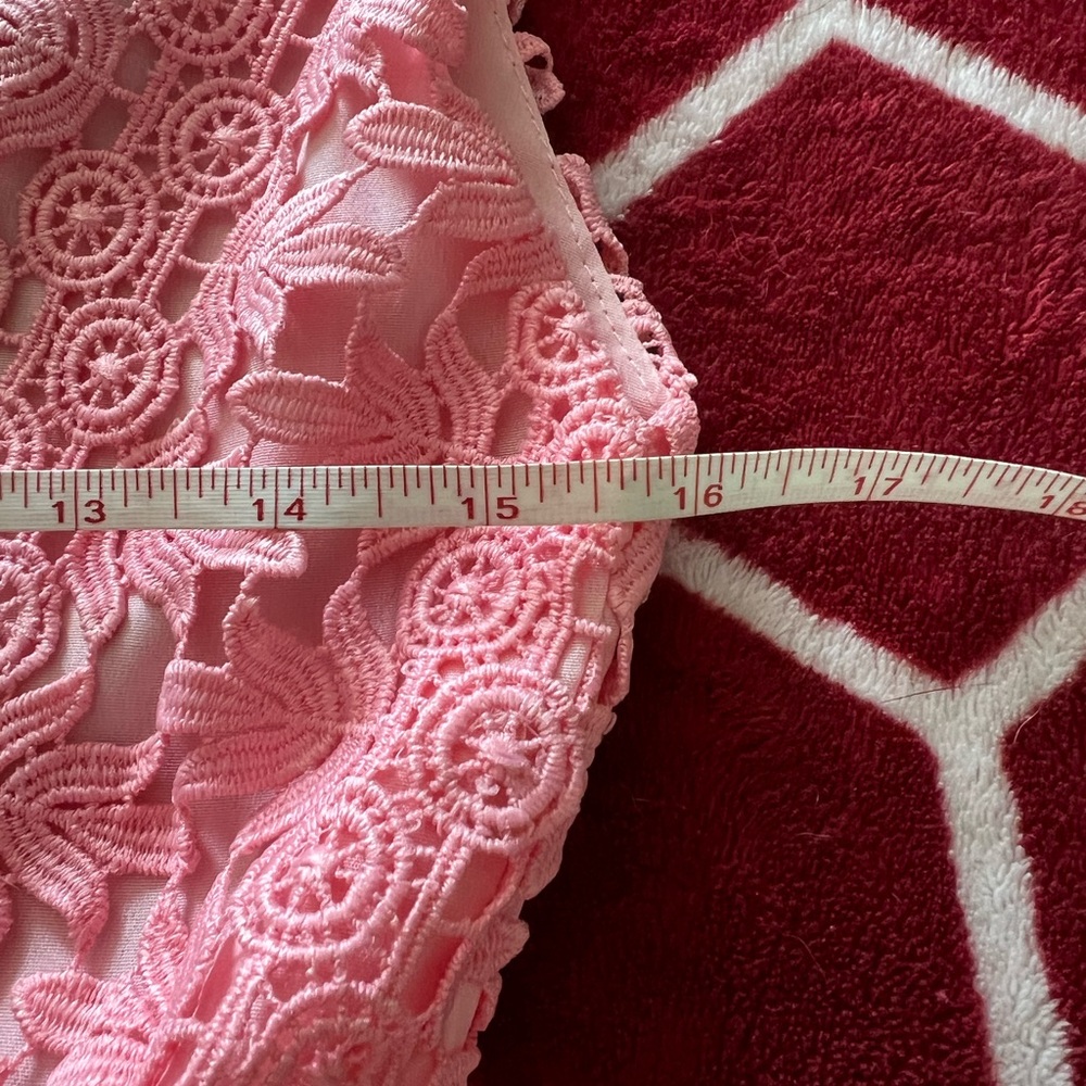 Final Price!!! EUC Self Portrait Pink Lace Dress Size 6 - Picture 12 of 12